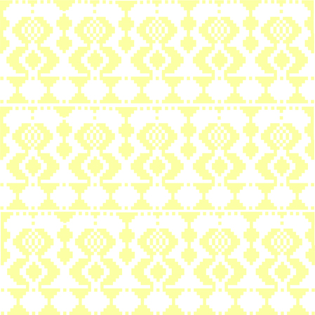 illustration. Slovenian Traditional  Ornament. Seamless Background.のイラスト素材