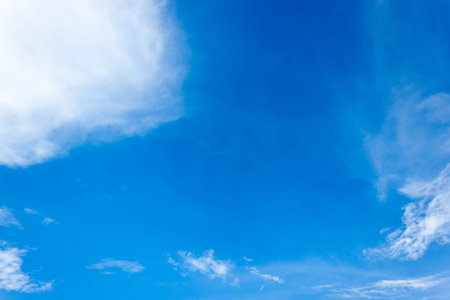 blue sky cloudsの写真素材