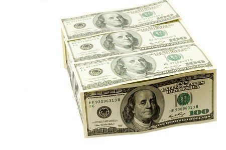 Dollars boxの写真素材