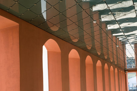 Architectural rhythm of modern style in europe