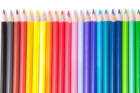 Multicolored pencils Multicolored pencils