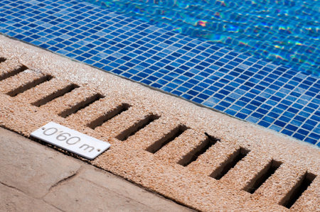 Pool and depth indicator