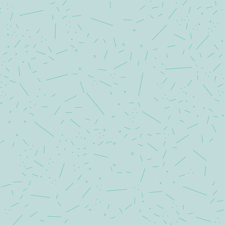 Seamless pattern with geometric figures on blueのイラスト素材