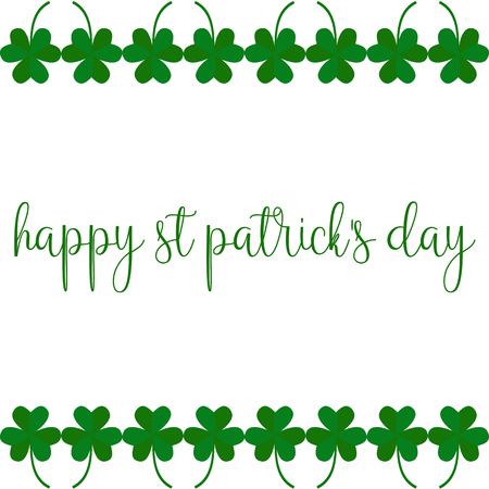 Greeting card on St. Patricks dayのイラスト素材
