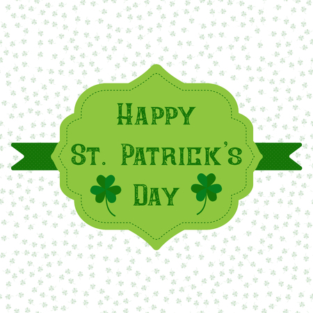 Greeting card on St. Patricks dayのイラスト素材