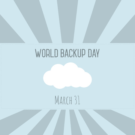 Backup and restore data cloudのイラスト素材