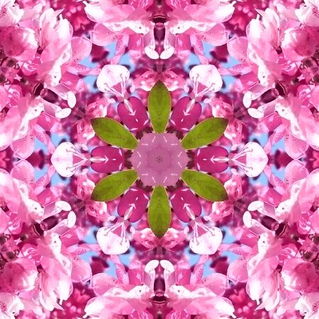 Abstract kaleidoscope pictureの写真素材