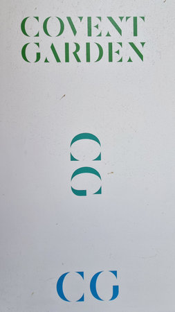 Covent Garden graffiti in Londonの写真素材