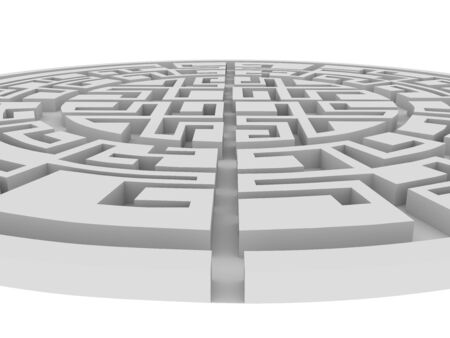 Round labyrinthの写真素材