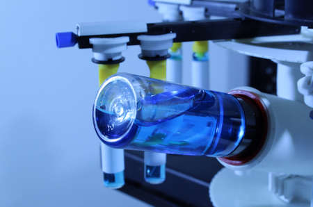 Ampules With Liquid Antiviral Medicine Closeupの写真素材