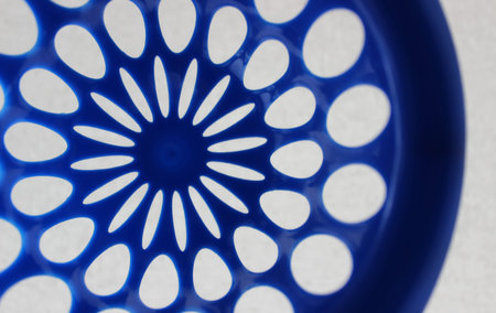Irregular Oval Holes On A Stretched Structure Stock Photo For Design Or Backgrounds