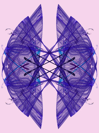 Abstract magic background made on a computer