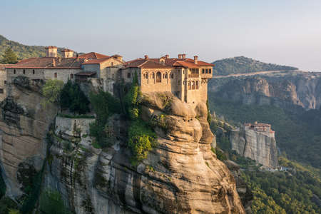 Monastery of Roussanou, Meteora, Greeceの写真素材