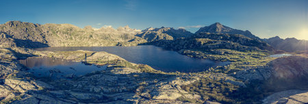 UNESCO herritage Brenta group.の写真素材