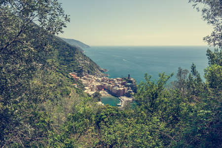 Picturesque sea town.の写真素材