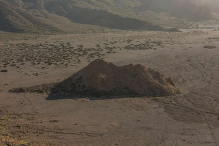 Spectacular landscape with many interesting forms of volcanic activity.の写真素材