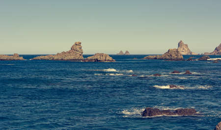 Spectacular ocean view from Roque de Las Bodegas.の写真素材