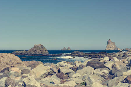 Spectacular ocean view from Roque de Las Bodegas.の写真素材