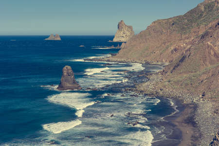 Spectacular ocean view from Roque de Las Bodegas.の写真素材