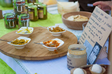 Ljubljana, Slovenia - September 13: Official opening of first Zero waste store Rifuzl, on September 13 in Ljubljana, Sloveniaのeditorial素材