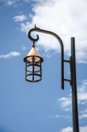 Retro street lightの写真素材