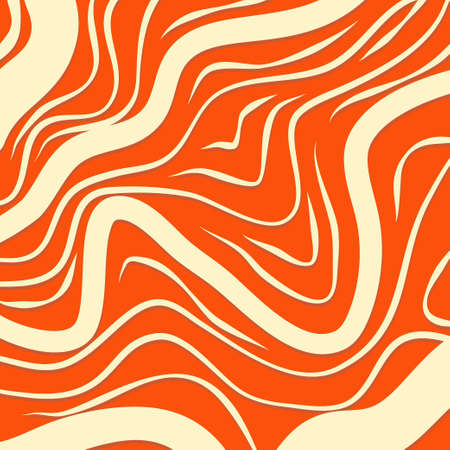 Groovy poster y2k retro background for print design. Spiral vector illustration. Psychedelic print. vintage background. Cover, poster, wallpaper. 60s, 70s, hippieのイラスト素材