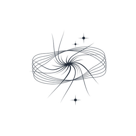 Y2k Aesthetic shape modern Sipmle Graphic. Retro Geometric shape with star, circle shape. Abstract y2k form. minimal aesthetic design. trendy vector illustration.のイラスト素材