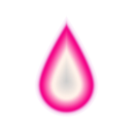 Gradient Y2K blur element. Abstract aesthetic y2k shape blur circle. Gradient vector illustrationのイラスト素材