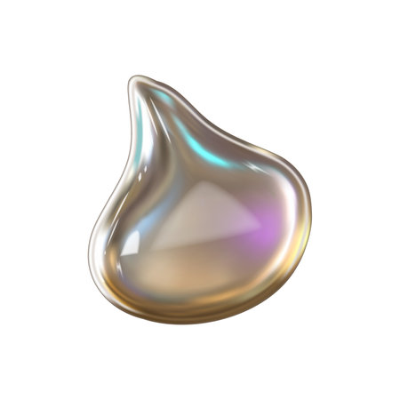 3d y2k chrome glossy silver element. Abstract shape chrome metal render. Y2K form abstract. Vector illustration 3d render.のイラスト素材