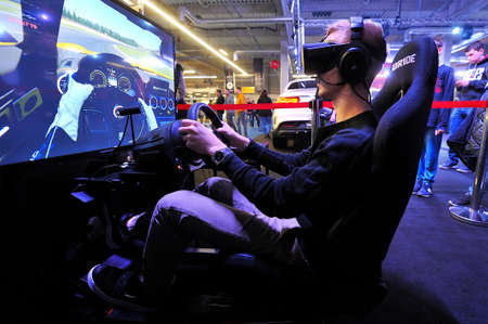 Attraction for visitors Warsaw Motor Show, 2018のeditorial素材