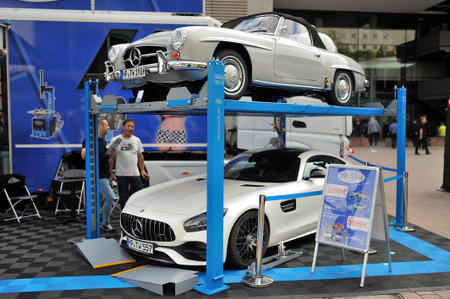 FRANKFURT, GERMANY - SEPT 2019: , IAA International Motor Show Auto Exhibtion.