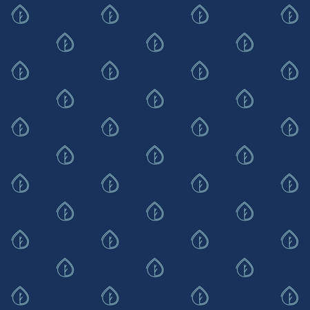 Tree in leaf linear pattern in trendy style. Element for floral shops, clothing factories, cosmetics packaging, beauty and spa studios.のイラスト素材