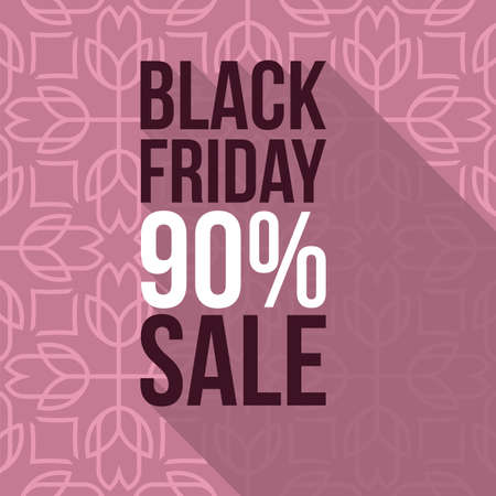 Trendy promo banner for black friday sale. Special offer and sale designのイラスト素材