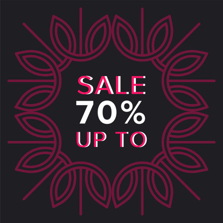 Trendy promo banner design. Special offer and sale design. Vector illustration
