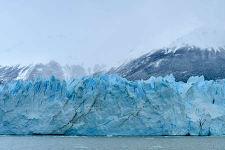 The Perito Moreno Glacier and Lake Argentinaの写真素材