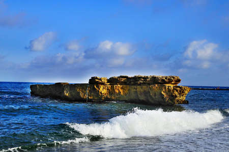 Aguilas beach and coast in Murciaの写真素材