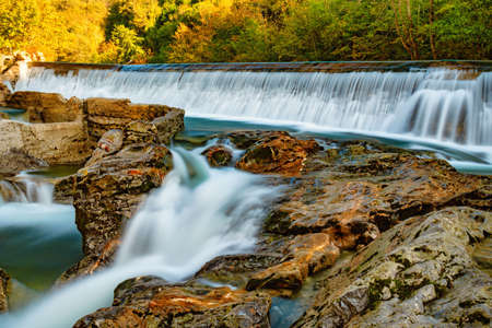 Muniellos comprehensive natural reserve in Asturiasの写真素材