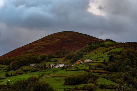 Somiedo high mountain rural landscape.の写真素材