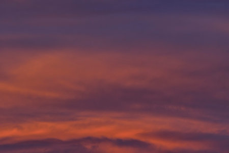 Reddish backgrounds of skies at sunset