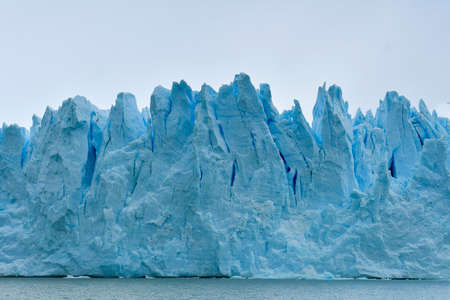 The Perito Moreno Glacier and Lake Argentinaの写真素材