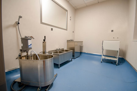 Units of a medical center for patient care.の写真素材