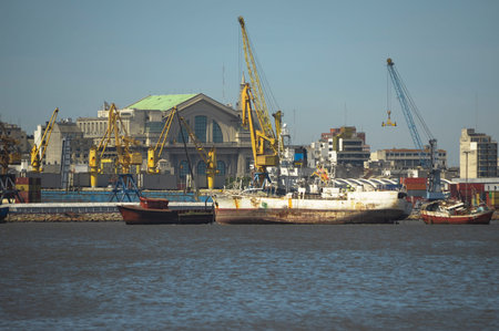 Port of the City of Montevideo - Uruguay.