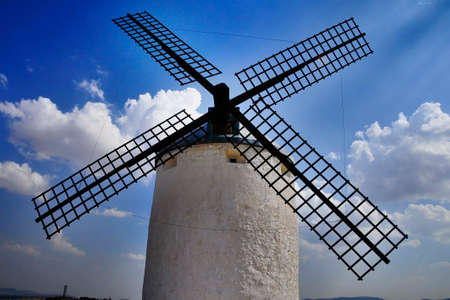 Old mills to process wheat in Spain.の写真素材