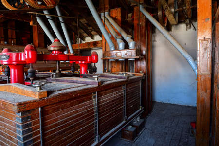 Old mills to process wheat in Spain.の写真素材