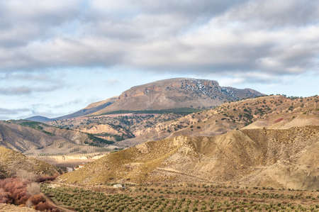 Landscapes of the interior of Granada - Andalusia - Spainの写真素材