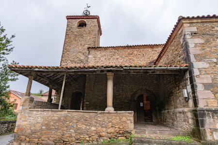 Religious and ecclesiastical architecture of Asturias - Spain.の写真素材