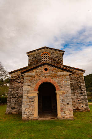 Religious and ecclesiastical architecture of Asturias - Spain.の写真素材