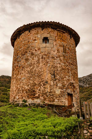 Rural landscapes in the interior of Asturiasの写真素材