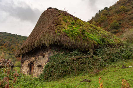 Rural landscapes in the interior of Asturiasの写真素材