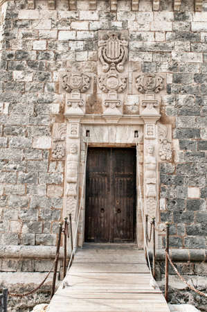 Defensive military architecture of the island of Menorca.の写真素材